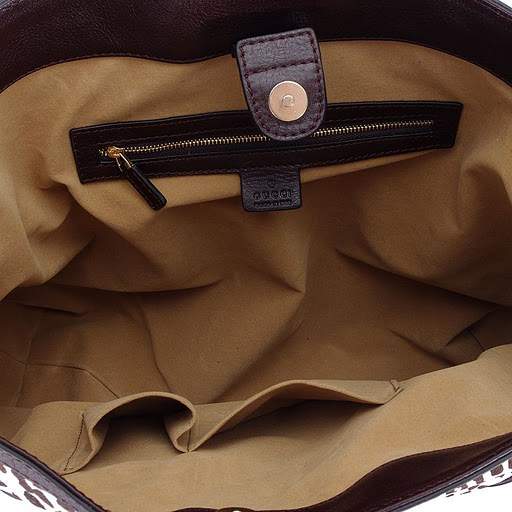 1:1 Gucci 247597 Gucci Heritage Medium Shoulder Bags-Coffee Leopard